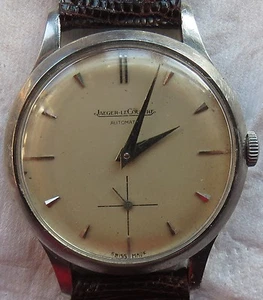 Jaeger LeCoultre Automatic Bumper mens wristwatch steel case 34 mm.  - Picture 1 of 10