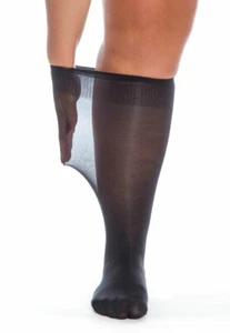 Übergröße 40 DEN kniehohe Pop-Socken Softtop breite Waden Beine 5er-Pack XXL UK - Bild 1 von 4