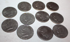 11er Set US Ike Dwight Eisenhower $ 1 Ein-Dollar-Münzen 1971-1976