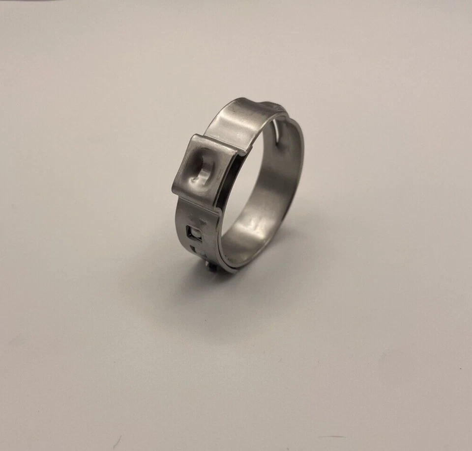 (12) Зажимы 1 дюйм PEX из нержавеющей стали (304 SS) - Изображение 1 из 1