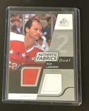 2008-09 SP Game Used Edition Authentic Fabrics Dual Silver #AF-RL Rod Langway