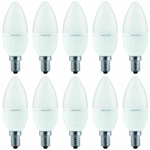 10 x Paulmann 281.58 LED Quality Vela 4W=22W Blanco Cálido E14 230V Bombilla - Imagen 1 de 3
