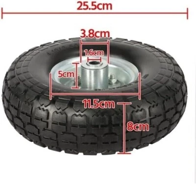RUOTA PER CARRELLO PORTASACCHI PACCHI CAMERA D'ARIA CERCHIO FERRO CARRELLINO - Immagine 1 di 4