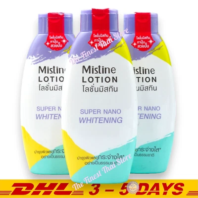 Mistine Loción Corporal Super Nano Blanqueadora Piel Tonificadora Coenzima Q10 250 ml x 3 Foto 1 de 4