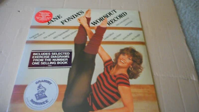 Jane Fonda's Workout Record (1981) 2-LP Vinyl • Jacksons, REO Speedwagon SEALED Foto 1 de 2