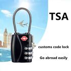 Code Lock Smart Combination Lock Padlock with Steel Cable TSA Customs Lock