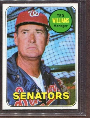 1969 Topps Set-Break #650 Ted Williams como nuevo *Jaysace* Foto 1 de 2