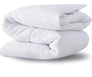 Duvet Feel Like Down Anti-Allergy Polycotton Quilt Single Double King Superking - Picture 1 of 12