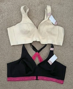 NWT! Lot of 2 Cacique Wireless Bras, Size 44C, Racerback & Regular Straps - Picture 1 of 3