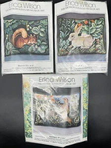 NEW Erica Wilson Needlepoint Pillow Kit Metropolitan Museum of Art - Your Choice - Picture 1 of 13