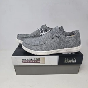 Ropa de calle Skechers para hombre calce relajado Melson-Chad lavable a máquina talla 9,5 - Imagen 1 de 11