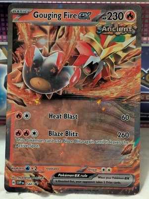 Gouging Fire ex 144 Sv: Scarlet & Violet Promo Cards Holo - Image 1 of 2