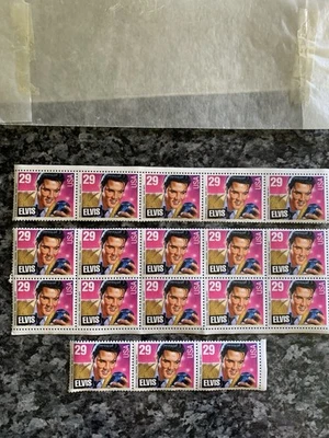 Elvis Presley 29 Cent Stamps Postage Stamps 18ct. - Image 1 of 2