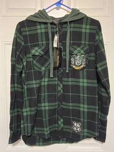 Harry Potter Slytherin Flanell mit Kapuze - Lunchbox exklusiv Größe XXS neu mit Etikett NEU - Bild 1 von 4