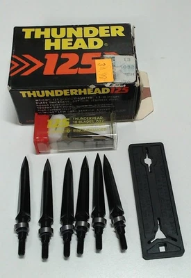 NAP Thunder Head 125 Gr Broadheads CAIXA ABERTA/NOVO - Imagem 1 de 3