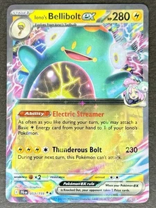Ionos Bellibolt Ex 053/159 Ultra Rare Journey Together Pokémon Card TCG NM+ - Picture 1 of 2