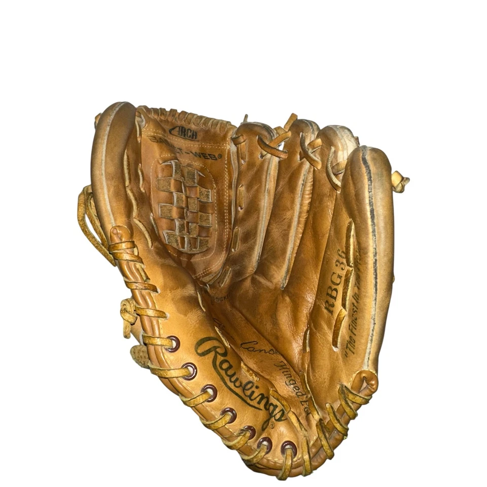 Guante de béisbol Rawlings RBG36 modelo José Canseco vintage para diestros Foto 1 de 4