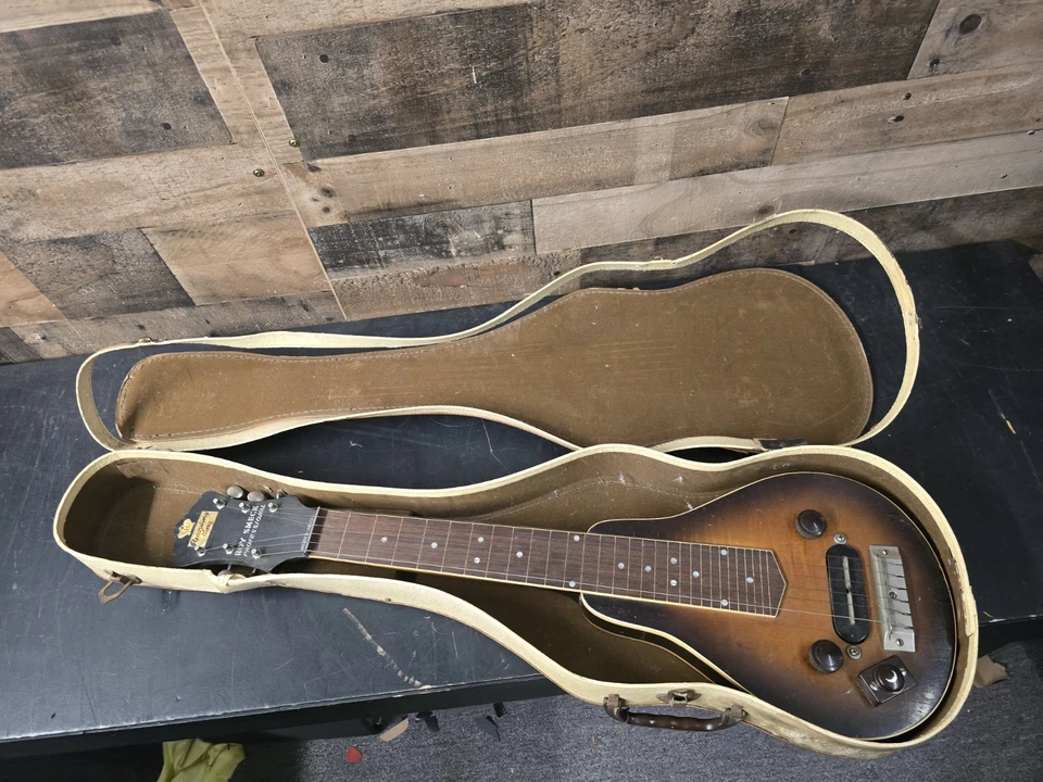 Recording King de la década de 1930 de Gibson Roy Smeck AB104 de colección Lap Steel con Ohsc Foto 1 de 4