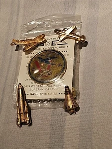 Spilla US Air Force Valiant Air Command air show 95 e NASA PINS spedizione gratuita - Foto 1 di 8