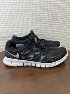 Nike Free Run 2 Women’s Size 9.5 Black White Running Shoes Sneakers DM9057 001 - Picture 1 of 11