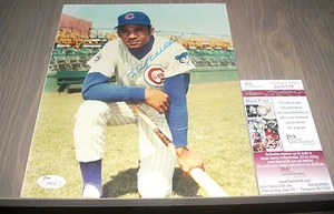Billy WIlliams signed 8x10 Chicago Cubs JSA authencation baseball - Picture 1 of 1