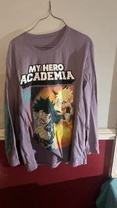 my hero academia Deku Bakugou Tee Pre-owned Condition XL - Picture 1 of 2