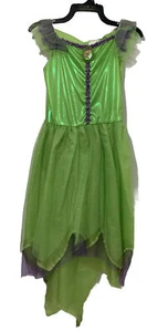 Disney Fairies Tinker Bell Costume Child Green with Wings M (7/8) - Picture 1 of 6