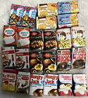 24PC Miniature Food Supermarket Mini Boxed CrackersRiceMuffinPancake Dollhouse