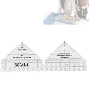 45/60/90 Degree Double Strip Ruler Double Strip Quilting Ruler Creative Ruler... - Picture 1 of 8