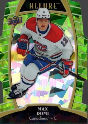 2019-20 Upper Deck Allure Green Quartz #15 Max Domi /99 - NM-MT - Image 1 of 2