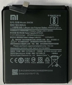 Batería Xiaomi BM3M 2970mAh para Xiaomi Mi 9SE Volumen - Imagen 1 de 1