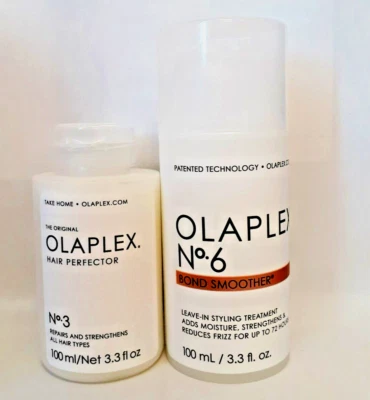 Olaplex Bond Smoother No. 6 & Hair Perfector No. 3 - Authentic - Free Shipping - image 1 of 2