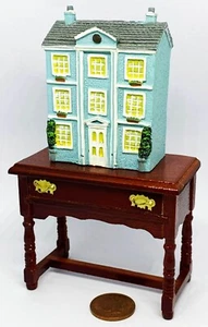 Dolls House Wooden Side Table With a Resin Dollhouse 1:12 Scale Furniture Tumdee - Picture 1 of 3