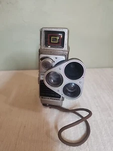 Bell & Howell Electric Eye Perpetua 8mm Film Camera w/ Triple Lens - Picture 1 of 7