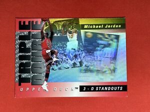 Michael Jordan 1993-94 Upper Deck Triple Double 3-D Standouts Hologram #TD2