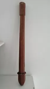 Off Head Wood Pilon. Wooden Statue New Caledonia - Picture 1 of 9