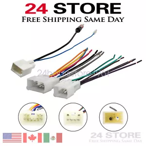 For Toyota Sienna Aftermarket Radio stereo Power Speaker Wire Antenna Adapter - Picture 1 of 9