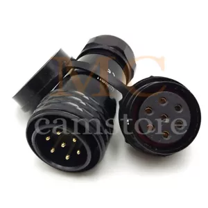 SA28 WEIPU 7Pin Waterproof Connector,LED Power Cable Connector Plug Socket 25A - Picture 1 of 7
