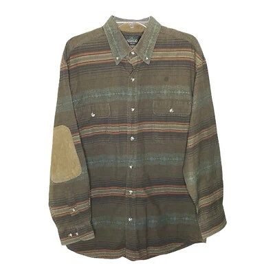Redhead Southwest Print Long Sleeve Button Down Shirt Elbow Patches Size Large - Image 1 of 4