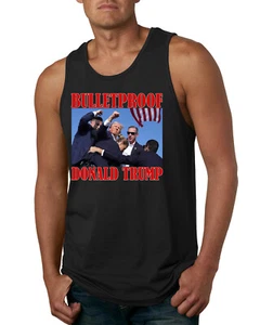 Camiseta sin mangas Trump Shooting Rally EE. UU. a prueba de balas Donald Trump 2024 para hombre - Imagen 1 de 7
