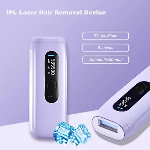 Dispositivo di depilazione laser EaseVibe IPL, raffreddamento del ghiaccio risultato indolore depilazione - Foto 1 di 14
