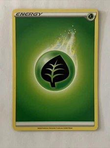 Pokémon TCG Grass Energy Sword & Shield Base Set Regular Common - Picture 1 of 2