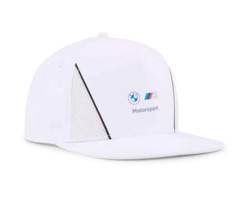 Cappello a tesa piatta Puma BMW M Motorsport bianco