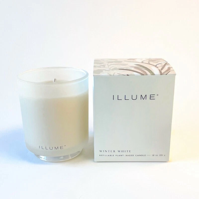 Illume WInter White Refillable Scented Candle - New in Box - Retails $38 - Image 1 of 1