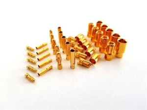 Goldkontakt Stecker 2-8mm Stecker & Buchse AMASS YUKI Gold - Bild 1 von 9