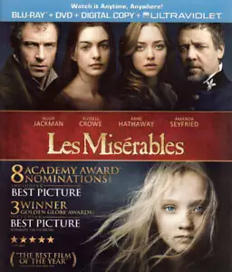 Los Miserables (Blu-ray + DVD + Copia Digital + UltraViolet) (Blu-ray) Blu-Ray - Imagen 1 de 3