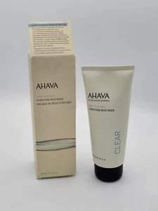AHAVA Time to Clear Purifying Mud Facial Mask 3.4 fl.oz MISSING A BIT - Picture 1 of 6