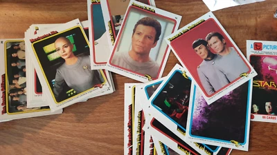 1979 STAR TREK MOTION MOVIE CARD BY TOPPS 88 CARD COMPLETE SET + 22  STICKERS - Image 1 of 4