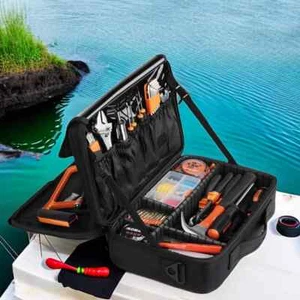 New Large Fishing Tackle Tool Bags Multi-function Fishing Reel Waterproof Oxford - Picture 1 of 33