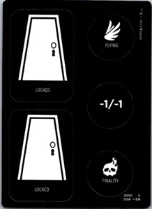 Magic the Gathering Punch Card Door Token Duskmourn: House of Horror MTG - Picture 1 of 1